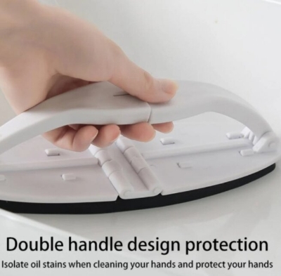 Picture of Foldable Cleaning Brush with Handle for Kitchen, Bathroom and Glass - Multicolor