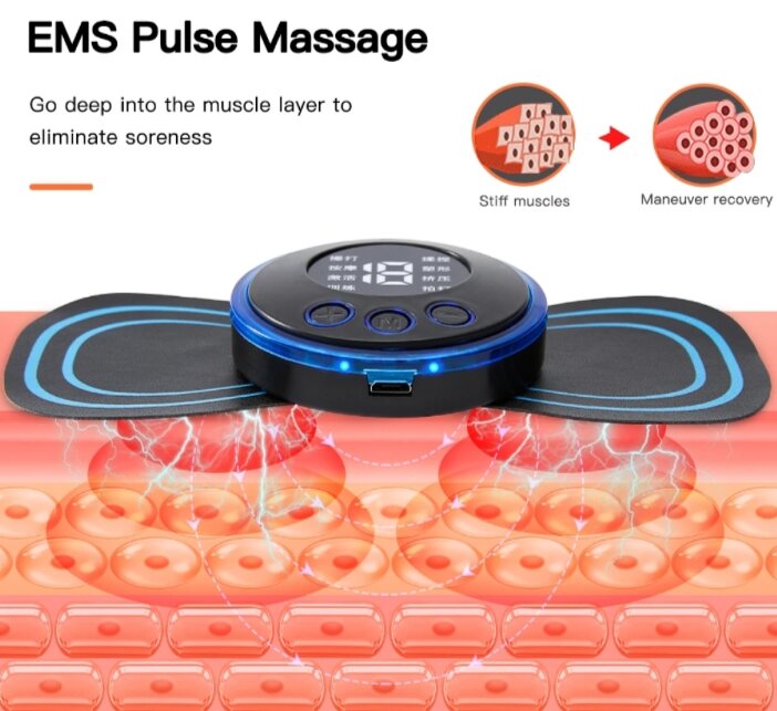 Picture of Rechargeable Electric Neck Massager - Adjustable - Black