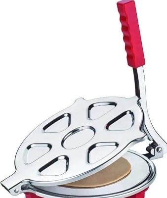 Picture of Stainless Steel Roti and Puri Press - 6.5 Inch - Silver