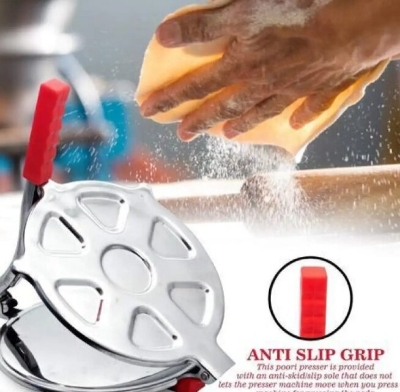 Picture of Stainless Steel Roti and Puri Press - 6.5 Inch - Silver