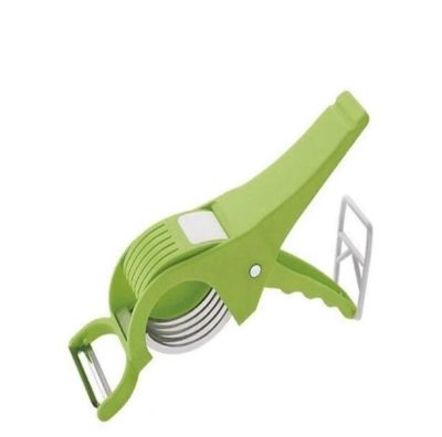 Picture of Multi-Functional Vegetable and Fruit Cutter with Peeler - Multicolor