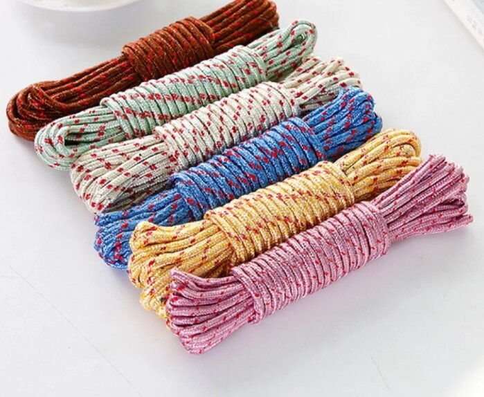 Picture of Thick Nylon Clothesline Rope - 20m - Multicolor