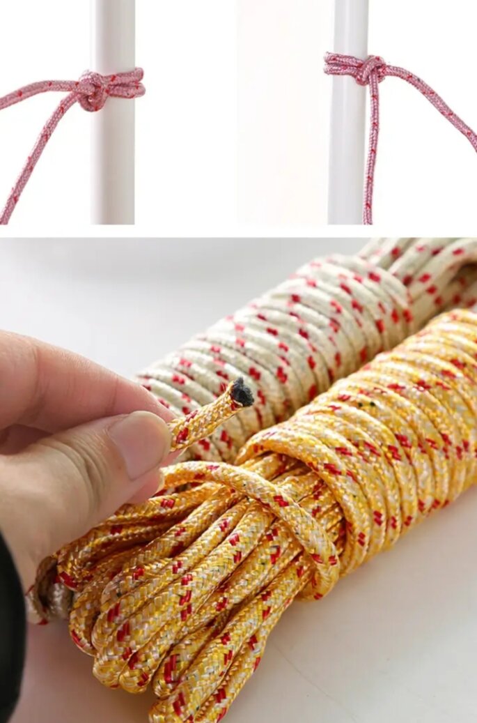 Picture of Thick Nylon Clothesline Rope - 20m - Multicolor