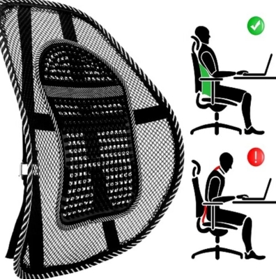 Picture of Back Support Cushion for Office Chair - Black