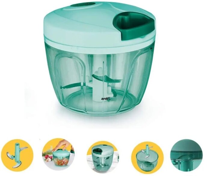 Picture of Large 3-Blade Pull String Vegetable Chopper - 350ml