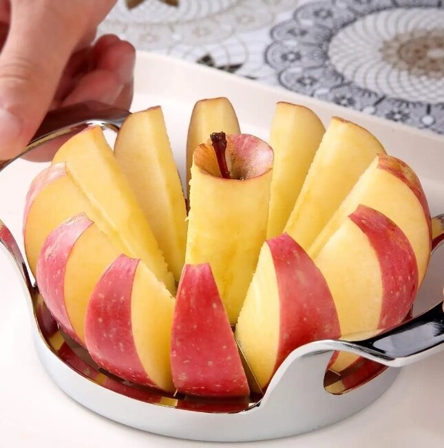 Picture of Stainless Steel Apple and Pear Slicer with Corer - Silver