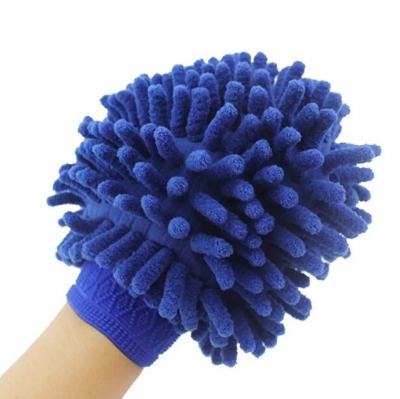 Picture of 2-Sided Microfiber Cleaning Glove for Car and Home - Multicolor