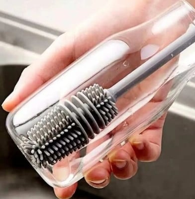 Picture of Long Bottle Cleaning Brush for Narrow-Neck Bottles - Grey