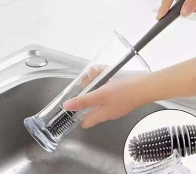 Picture of Long Bottle Cleaning Brush for Narrow-Neck Bottles - Grey