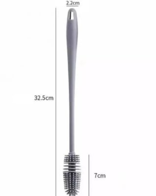 Picture of Long Bottle Cleaning Brush for Narrow-Neck Bottles - Grey