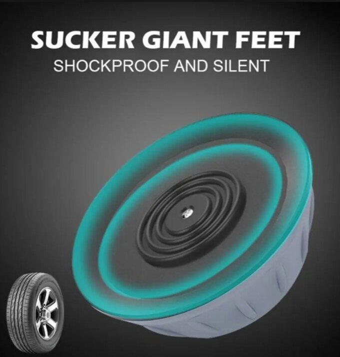 Picture of 4-Piece Washing Machine Anti-Vibration and Non-Slip Rubber Mat - Multicolor