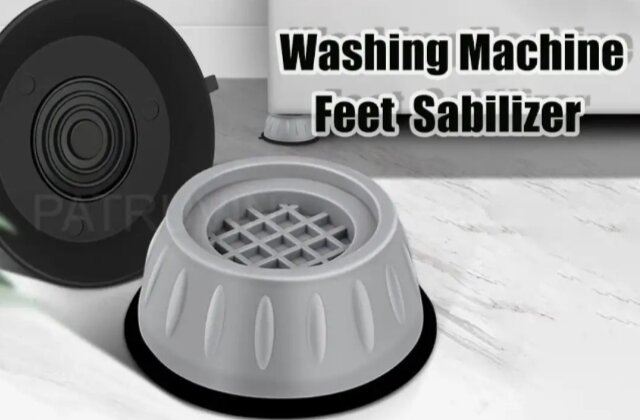 Picture of 4-Piece Washing Machine Anti-Vibration and Non-Slip Rubber Mat - Multicolor