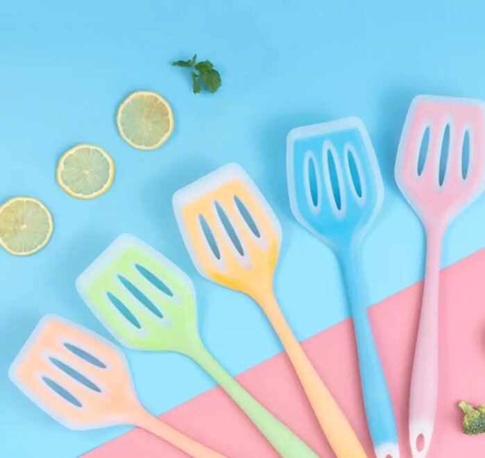 Picture of Non-Stick Silicone Cooking Spoon - Multicolor