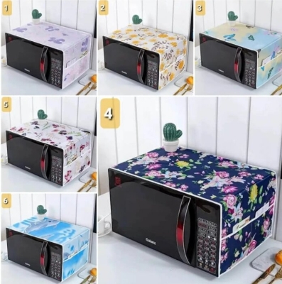 Picture of Handmade Microwave Oven, Refrigerator and Washing Machine Dust Cover - Multicolor