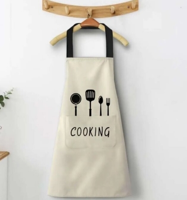Picture of Oil-Proof Waterproof Kitchen Apron for Men and Women - Multicolor