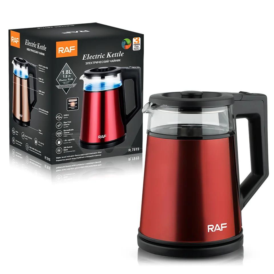 Picture of Electric Kettle - 1.8L Stainless Steel, BPA-Free with Auto Shut-Off