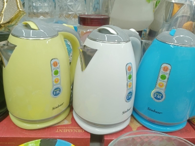 Picture of Electric Kettle - 2L Stainless Steel, BPA-Free with Auto Shut-Off - Multicolor