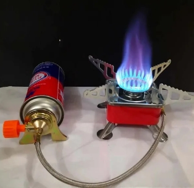 Picture of Portable Mini Camping Gas Stove with Gas Bottle