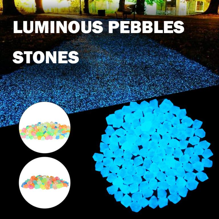 Picture of Luminous Glow-in-the-Dark Pebbles and Stones - 105 Pieces - 120 gm