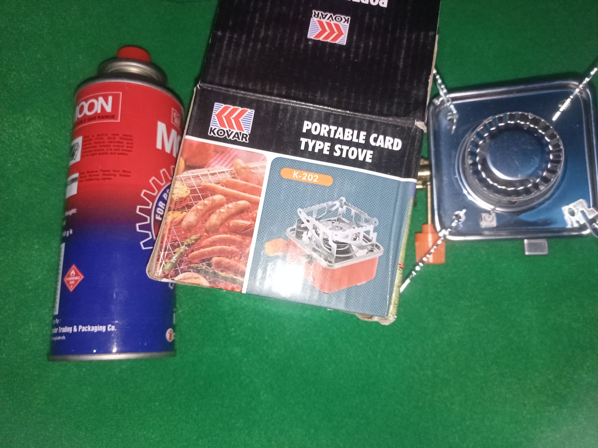 Picture of Portable Mini Camping Gas Stove with Gas Bottle