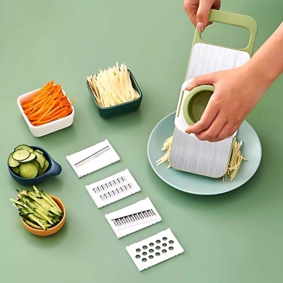 Picture of Multifunctional Stainless Steel Vegetable Cutter and Food Chopper