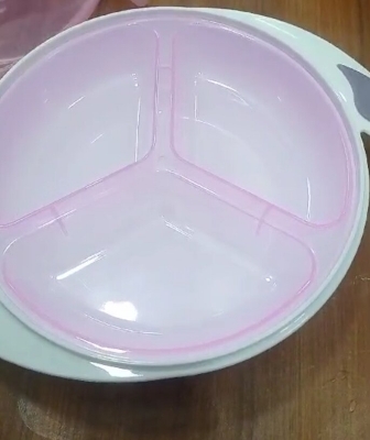 Picture of Baby Feeding Bowl and Spoon Set with Suction Base - Multicolor