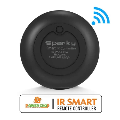 Picture of Sparky IR Smart Remote Controller Tuya Smart WiFi Infrared Universal Remote Control Smart Life APP Control TV And Air Conditioner Supports Alexa And Google Home-Black