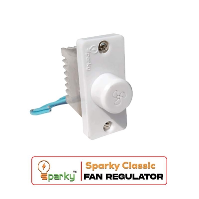 Picture of Sparky Classic Fan Regulator – Classic Design with Smooth Fan Control-White