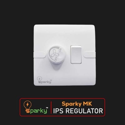 Picture of Sparky MK IPS Regulator | High Quality Fan Speed Controller-White