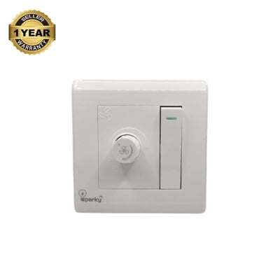 Picture of SPARKY GANG FAN REGULATOR WHITE COLOR FAN DIMMER-White