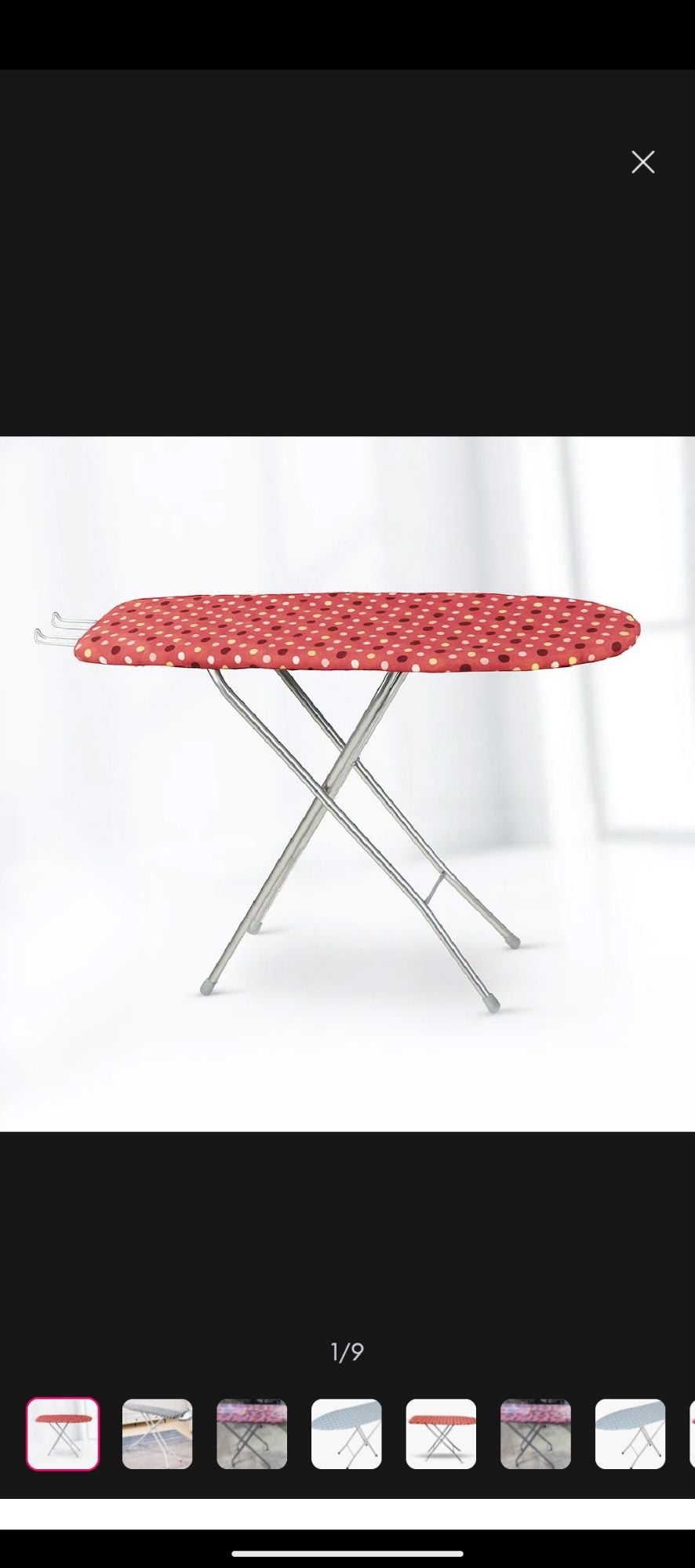 Picture of Folding Iron Stand Table - 14 x 42 Inch