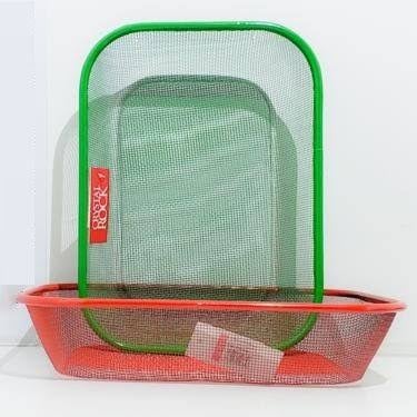 Picture of Mesh Fruit Basket  1 pcs Kitchen Basket Vegetables Fruit Holder Kitchen Supplies Dining Table Decor Storage 