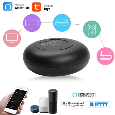 Picture of Sparky IR Smart Remote Controller Tuya Smart WiFi Infrared Universal Remote Control Smart Life APP Control TV And Air Conditioner Supports Alexa And Google Home-Black