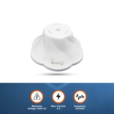 Picture of Sparky Chalta Ceiling Rose | Ceiling Wire Connector for Fans & Lights-White
