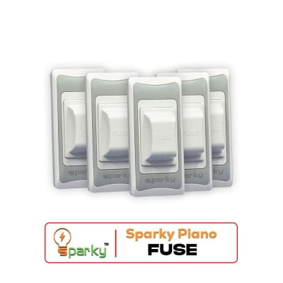 Picture of Sparky Piano Fuse Reliable Electrical Circuit Protection-White
