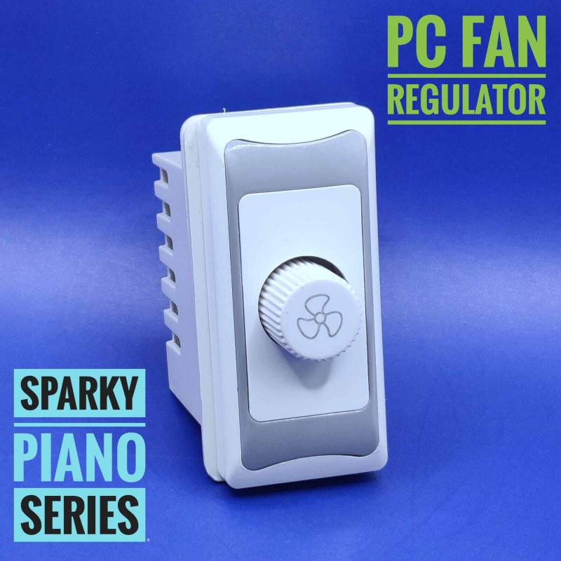 Picture of PIANO FAN REGULATOR, MINI FAN REGULATOR, PC FAN REGULATOR, FAN DIMMER-Grey