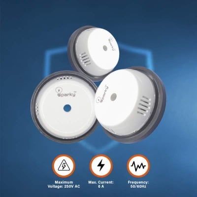 Picture of Sparky Supreme Premium Ceiling Rose | High-Quality Electrical Accessory for Lights & Fans Premium Ceiling Rose, Electrical Accessories-White