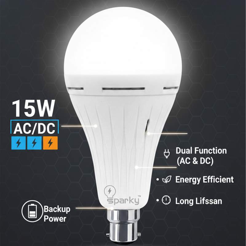Picture of Sparky Emergency 15W AC/DC LED bulb-White