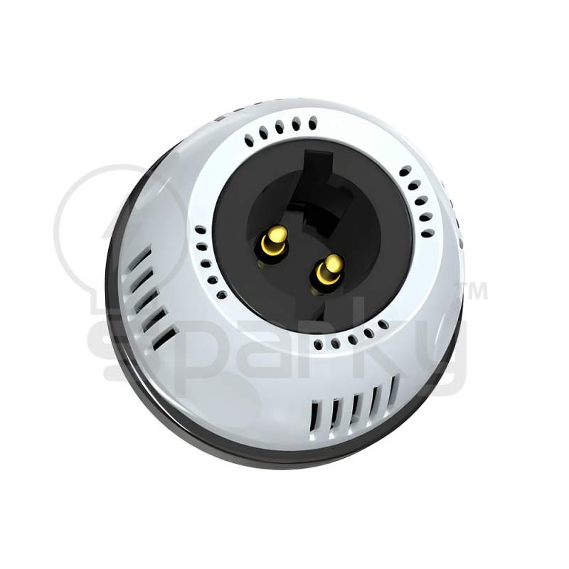 Picture of Sparky Supreme Button Holder-Round Holder Durable Hard Plastic Holder (Type B-22)-White