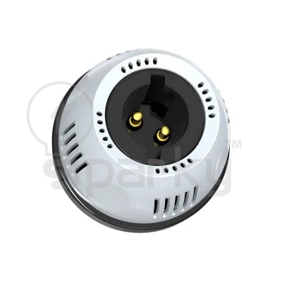 Picture of Sparky Supreme Button Holder-Round Holder Durable Hard Plastic Holder (Type B-22)-White