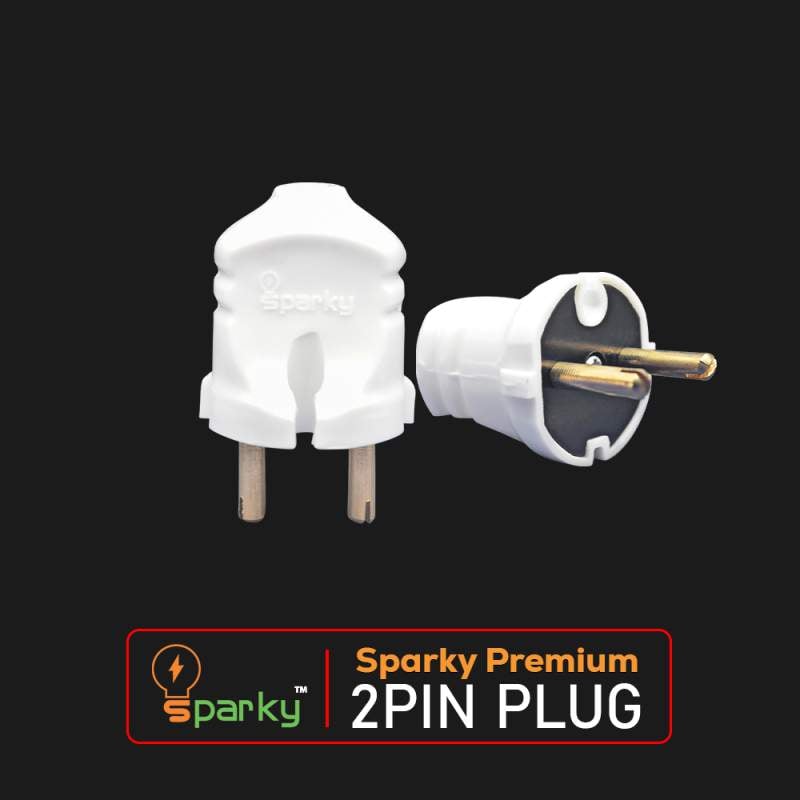 Picture of Sparky Premium 2Pin Plug-White