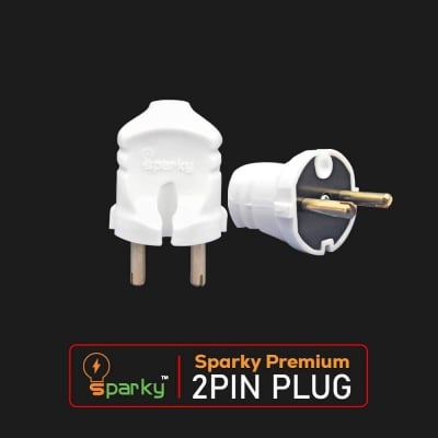 Picture of Sparky Premium 2Pin Plug-White