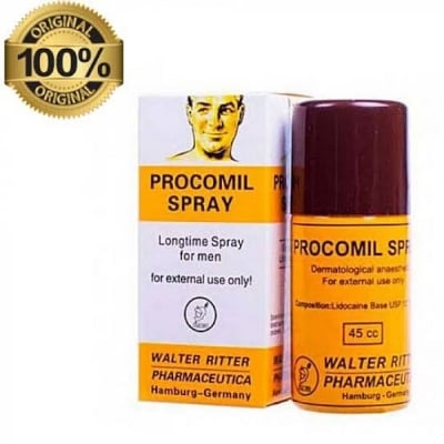 Picture of Procomil Long Time Anti Premature Ejaculation Delay Spray for Men (Original Germany)- 45cc(Clear)