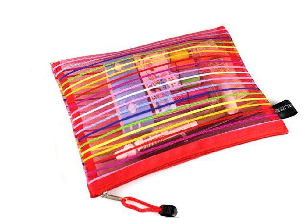 Picture of Net Pencil Bag / Pencil & Pen Bag For Office School Home & Multipurpose Use