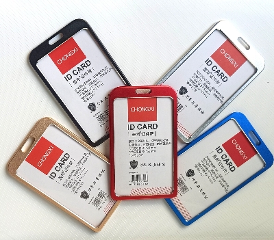 Picture of Aluminum ID Card Holder / Card Holder For Student's and Official - Golden, Blue, Silver - অনুগ্রহ করে কালার সিলেক্ট করে অর্ডার করুন।