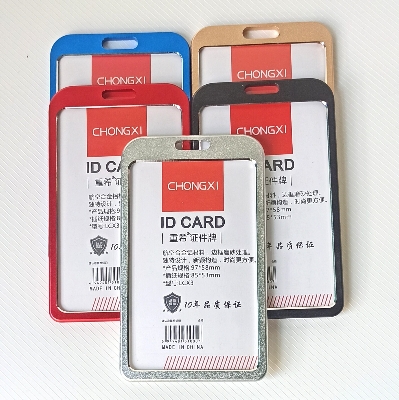 Picture of Aluminum ID Card Holder / Card Holder For Student's and Official - Golden, Blue, Silver - অনুগ্রহ করে কালার সিলেক্ট করে অর্ডার করুন।
