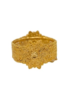 Picture of Gold Plated Mantasaha Bangle for Women with Intricate Design and Durable Quality, 1 Piece