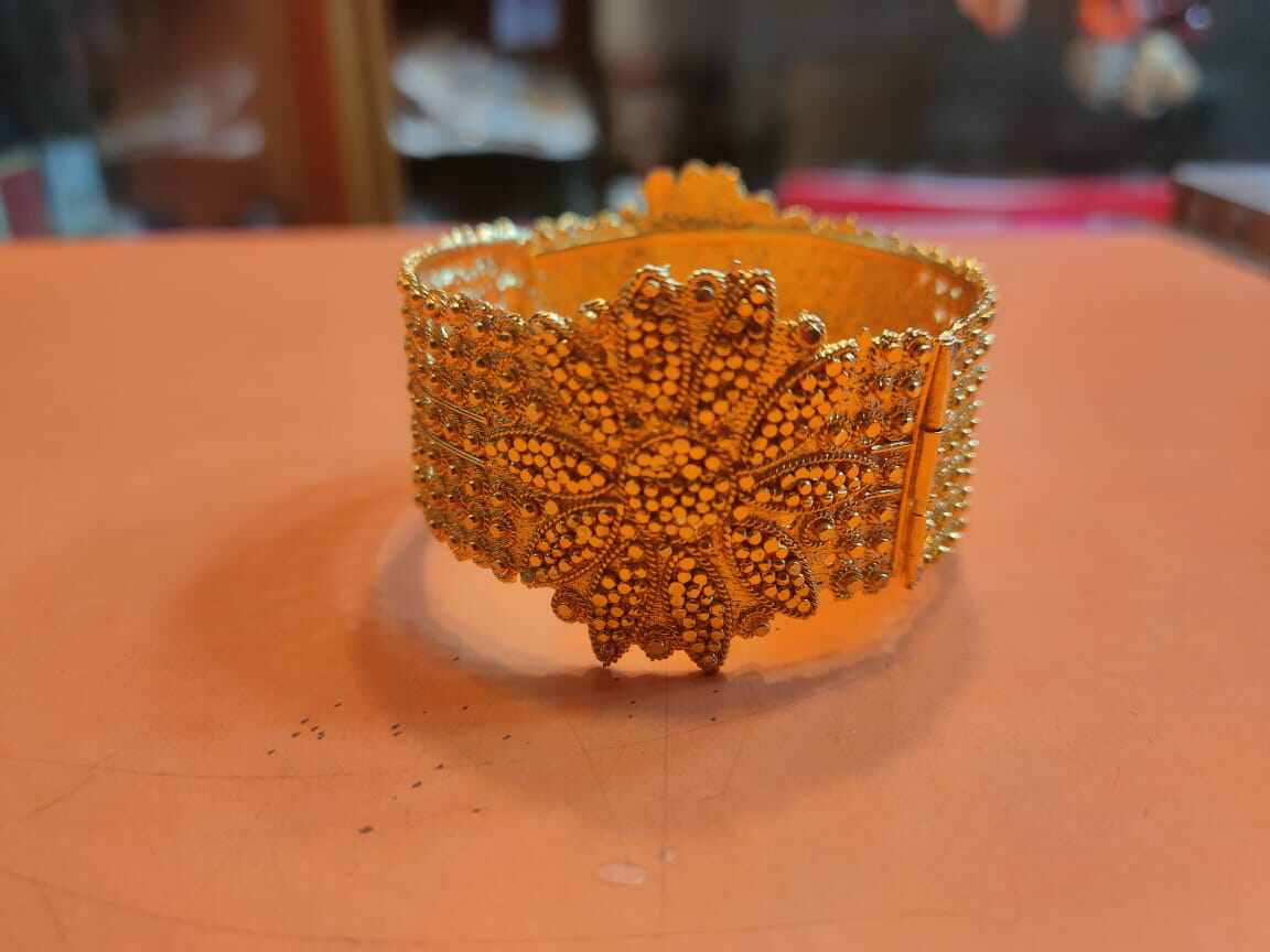 Picture of Gold Plated Mantasaha Bangle for Women with Intricate Design and Durable Quality, 1 Piece