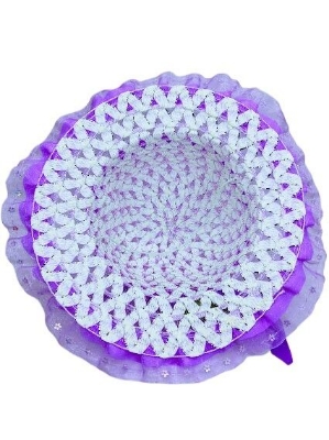 Picture of Hats For Baby Girls (1-3Y), Beach Caps for Summer or Outdoor Photography-Purple
