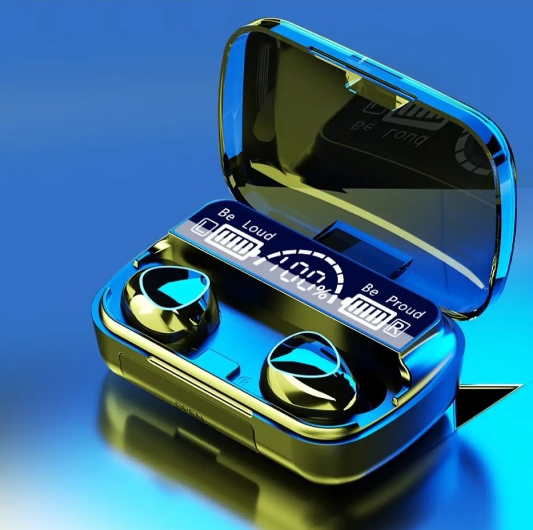 Picture of M10 TWS Ear buds with HiFi Sound Bluetooth v5.1-Black
